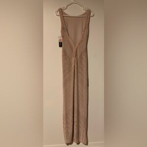 BNWT blush gown with stunning sparkle detailing